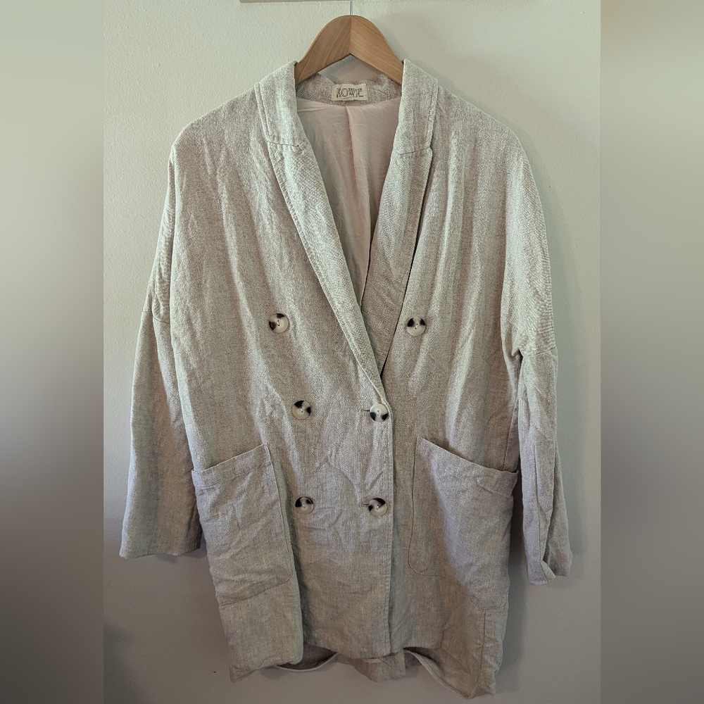 Rowie The Label Linen Trench
